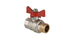 Кран шаровой Valtec Base VT.218.N.04 1/2" внутренняя/наружная резьба бабочка
