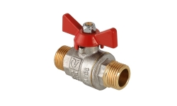 Кран шаровой Valtec Base VT.219.N.05 3/4" наружная/наружная резьба бабочка