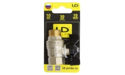 Кран шаровой LD Pride LD 47.302.15PL 1/2" внутренняя/наружная резьба бабочка