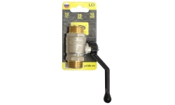 Кран шаровой LD Pride LD 47.305.20PL 3/4" наружная/наружная резьба ручка