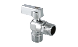 Кран шаровой для сантехнических приборов Valtec VT.392.N.04 1/2"-1/2" наружная/наружная резьба угловой ручка