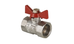 Кран шаровой Valtec COMPACT VT.092.N.05 3/4" внутренняя/внутренняя резьба бабочка